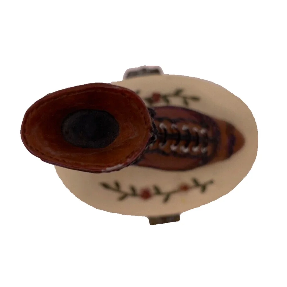 Victorian Boot Trinket Box, Hinged